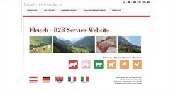 Desktop Screenshot of fleisch-teilstuecke.at